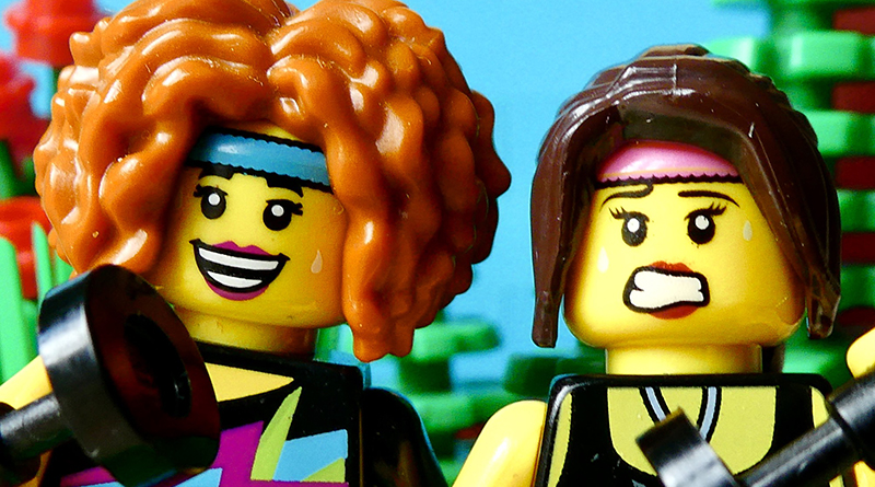 Brick Pic of the Day: Weekday workout