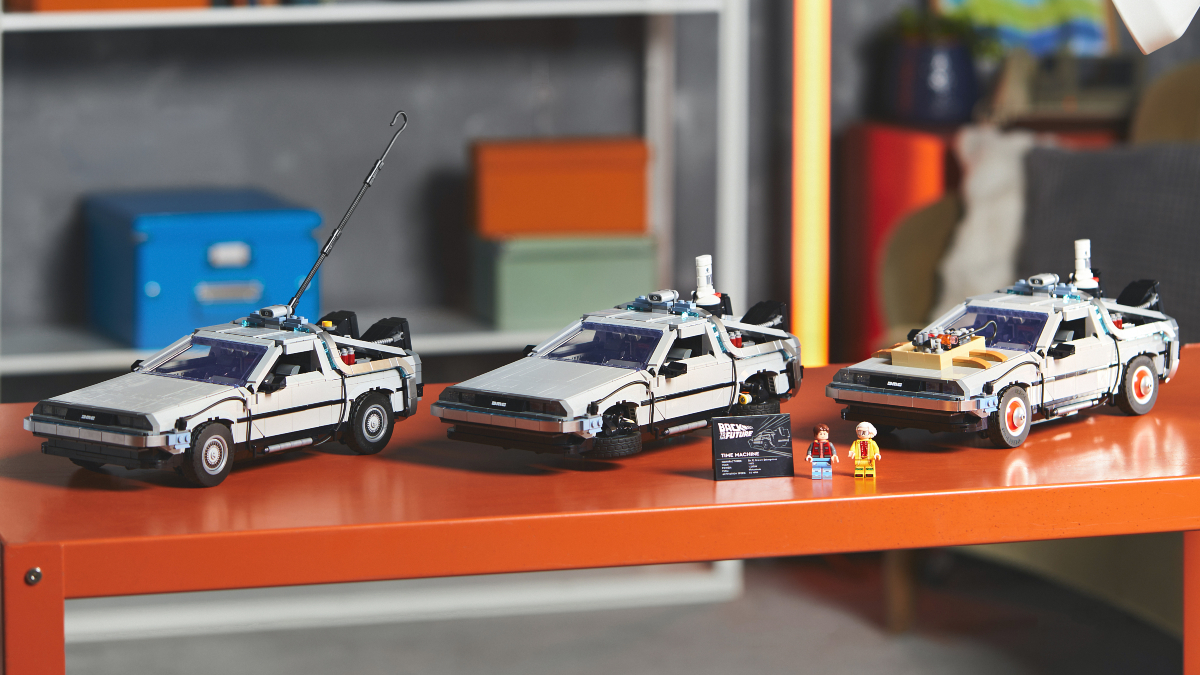How the original LEGO DeLorean influenced 10300 Back to the Future Time Machine