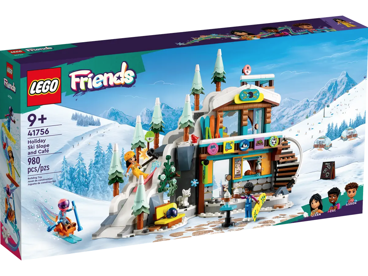 LEGO Friends 41756 Holiday Ski Slope and Cafe box front