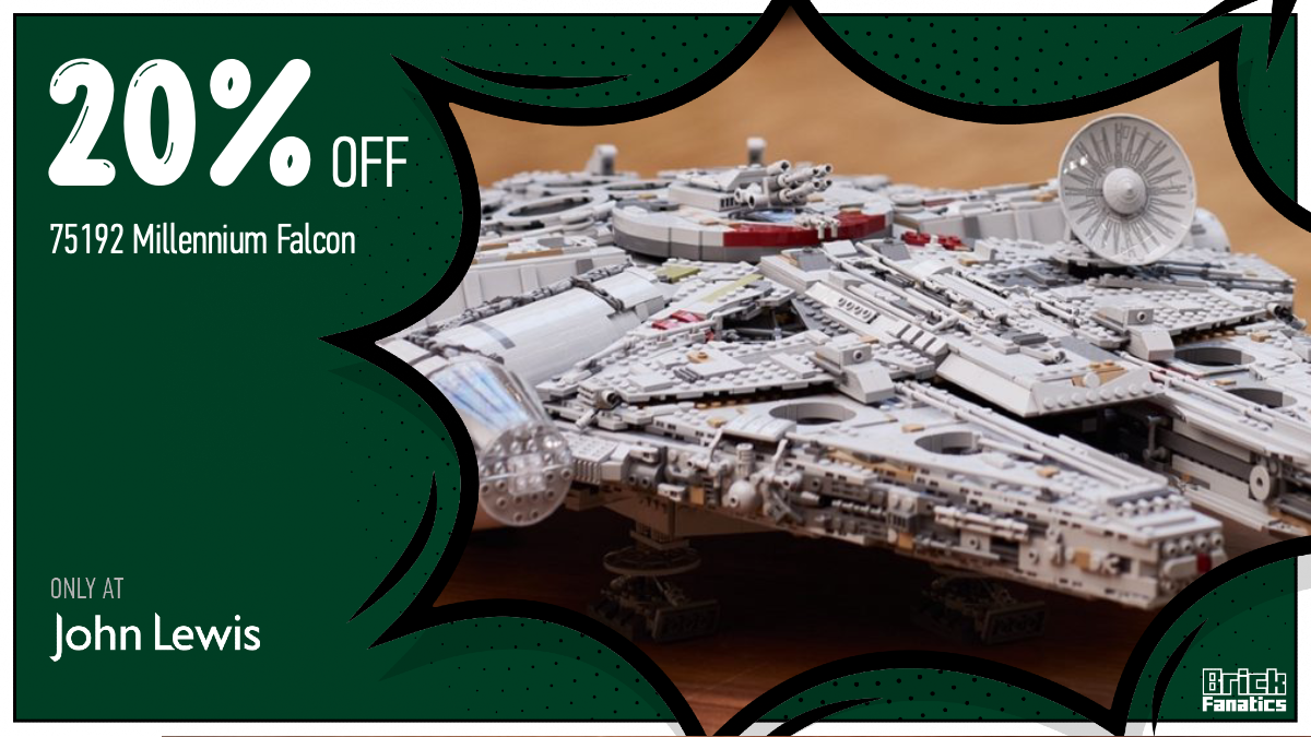 LEGO Star Wars 75192 Millennium Falcon discounted in John Lewis sale